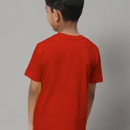 Friskers Boys Typography Printed Slim Fit Cotton T-shirt image 5