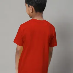 Friskers Boys Typography Printed Slim Fit Pure Cotton T-Shirt image 5