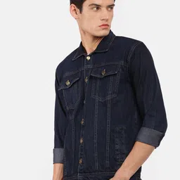 voxati Men Dyed/Ombre Denim Jacket image 2