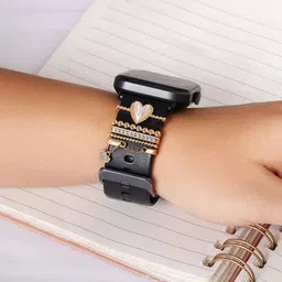 JOKER & WITCH Women Set Of 5 Stone-Studded Watch Charms image 5