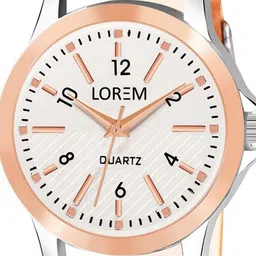 LOREM Women Dial & Stainless Steel Textured Straps Analogue Watch LR341-B image 4