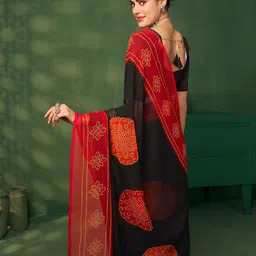 Sangria Bandhani Printed Bandhani Sarees image 3