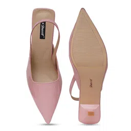 Sherrif Shoes Pointed Toe Slim Heeled Mules image 5