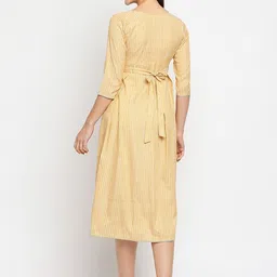 True Shape Embroidered Maternity Flared Kurta image 5