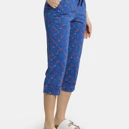 jockey RX66 Super Combed Cotton Women Blue Capri-picture-13