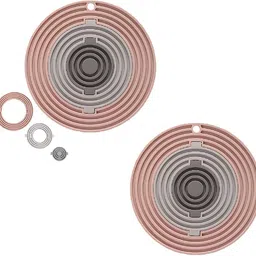 besillia 3 in 1 Multisize Silicon Trivets Mat for Hot Dishes Pots & Pans Round Trivet-picture-26
