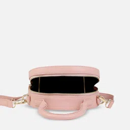 HAUTE SAUCE by Campus Sutra PU Structured Sling Bag image 5