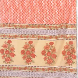 Libas Women Floral Printed Empire Gotta Patti Cotton Kurti with Sharara & Dupatta image 4