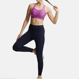 Jockey Performance Leggings with Broad Waistband and Stay Dry Technology image 5