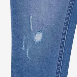 h by hamleys Mid-Wash Distressed Jeans image 5