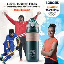 BOROSIL Adventure Steel Double Wall Insulated Flask Water Bottle 560ml image 5
