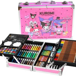 adoere Deluxe Art Kit Supplies Portable Great Gift Set 145Pcs Kuromi Gift for Painting-picture-28