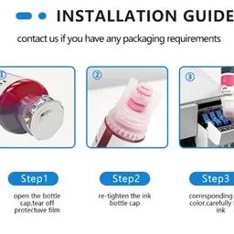 Salty 008 Refill Ink Use for L6460/L6490/L6550/L6570 Black Ink Bottle image 3
