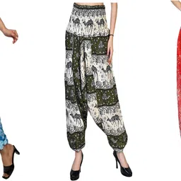 narnari Printed Rayon Women Harem Pants-picture-36