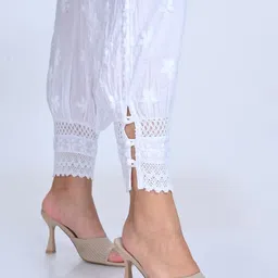 the sufistore Embroidered Cotton Women Harem Pants image 5