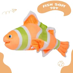 little ginnie Soft Toys For Kids | Fish Doll Soft Toy | Ideal Gift for 6+Months Baby - 9 inch-picture-25