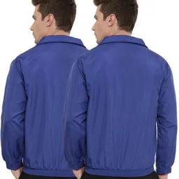 UNSULLY Solid Men Wind Cheater image 2