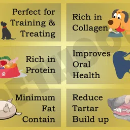 pet hood Dog Chew Bone 3 inch - 3 Kg Pack , Dog Bones, Bones Dog Chew Chicken Dog Chew image 4