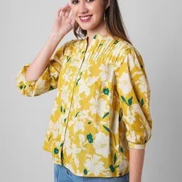 erafashion Party Regular Sleeves Printed Women Multicolor Top image 2