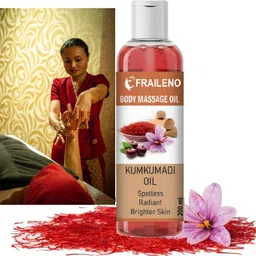 fraileno kumkumadi body massage oil Oily Skin, Sensitive Skin use massage women image 1