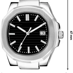 kavrixa Color Pop Analog Watch - For Men Black Dial Date Function KX-LR144 image 4