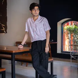 JAVINISHKA Floral Printed Spread Collar Short Sleeves Casual Shirt image 5