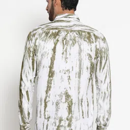 JAVINISHKA Relaxed Tie & Dyed Casual Shirt image 5