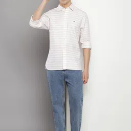 Tommy Hilfiger Horizontal Striped Pure Cotton Casual Shirt image 5