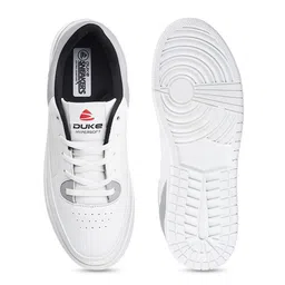 Duke Men White Textured Sneakers image 2