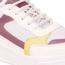 Picktoes Women Lace-Ups Colourblocked Sneakers image 3