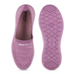 Sparx Women Purple Woven Design Slip-On Sneakers image 5
