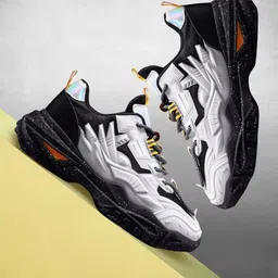 roxanne Black Sport Lace Canvas Trendy Vesca Sneakers For Men image 1