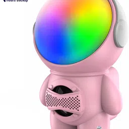 BAGATELLE Mega Bass Astronaut Bluetooth Speaker 10W Portable,Space-Themed Wireless Speaker 10 W Bluetooth Party Speaker image 1