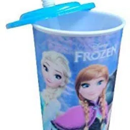 shubhcraft Kids 3D Sipper Glass with Straw for Home and School Use image 2