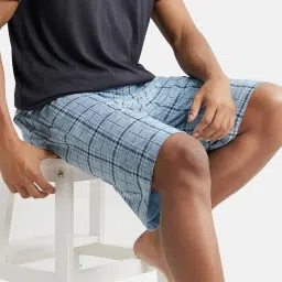 jockey IM02 Tencel Micro Modal Cotton Elastane Stretch Regular Fit Sleep Shorts with Side Pockets image 5