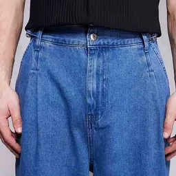 asos design Oversized Baggy Fit Belted Jeans image 5