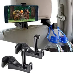 RuchikaTrends Car Seat Back Hooks, Universal Multifunctional Car Mobile Holder-image-10