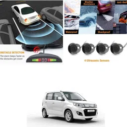 pecunia Parking 0134 DIY LED Car Reverse Sensor Kit with 4 Sensors & Buzzer Alarm Parking O8 Parking Sensor-picture-12