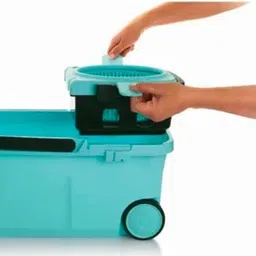 patelbrothers 360 Degree Spin Mop With Steel Bucket Mop Set image 3