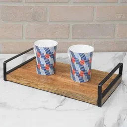 maison modern Sleekserve Wooden Tray image 1
