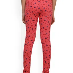 IndiWeaves Girls Pack of 3 Printed Super Soft Pure Cotton Ankle-Length Leggings image 5