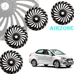 airzone CAR WHEEL CAP/WHEEL TURBINE-B DEGINE'' BLACK-SILVER ''14-INCH Wheel Cover For Hyundai Xcent, Brio, Micra, Ritz, KUV 100, Figo, Amaze, Grand i10, Vista, Indigo, Celerio, Swift, Swift Dzire-picture-13
