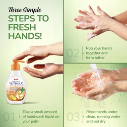 yuthika Natural Hand Wash Pump Lemon|100% Natural Extract,pH Balanced| Handwash Liquid Hand Wash image 5