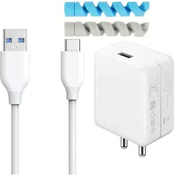 urcart Wall Charger Accessory Combo for 80W Tecno Spark 40 Quick Dash Flash Super Vooc-picture-35