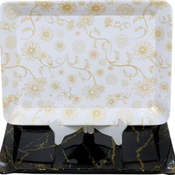 ariya Serving Tray Rectangle Heavy Melamine P1 BLK Easy-to-Clean Tray-picture-42