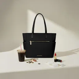 accessorize london Women Black Tote image 4