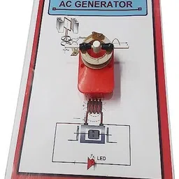 melody's AC Generator A4 Size with a Coil and Permanent Magnet, Physics Project. image 3
