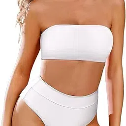 ndex SWIMWEAR Solid Women Bikini White Swimsuit-picture-14