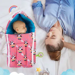 bumtum Baby Bed Cotton Sleeping Bag, Portable Bassinet, Unisex Bedding For New Born Sleeping Bag image 4