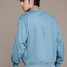 roadster Men Full Sleeve Printed Sweatshirt image 4